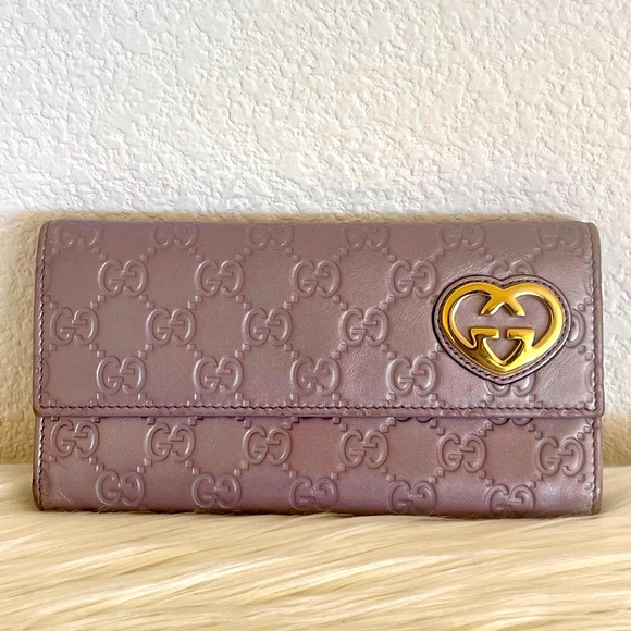 Authentic Gucci Purple Long Wallet with COA - Picture 3 of 9